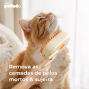 Escova de Pelo a Vapor para Cachorro e Gato