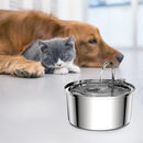 Fonte para Gato de Água Inteligente em Aço Inoxidável