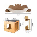 Playground para Gato Kit Completo 9 Peças