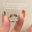 Eternizey™ - Anel Feminino Patas de Gato Eternizadas na Pele