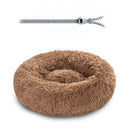 PuffConfort™ - Cama Aveludada Super Confortável para Pets