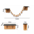 Playground para Gato Kit Completo 9 Peças