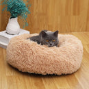 PuffConfort™ - Cama Aveludada Super Confortável para Pets